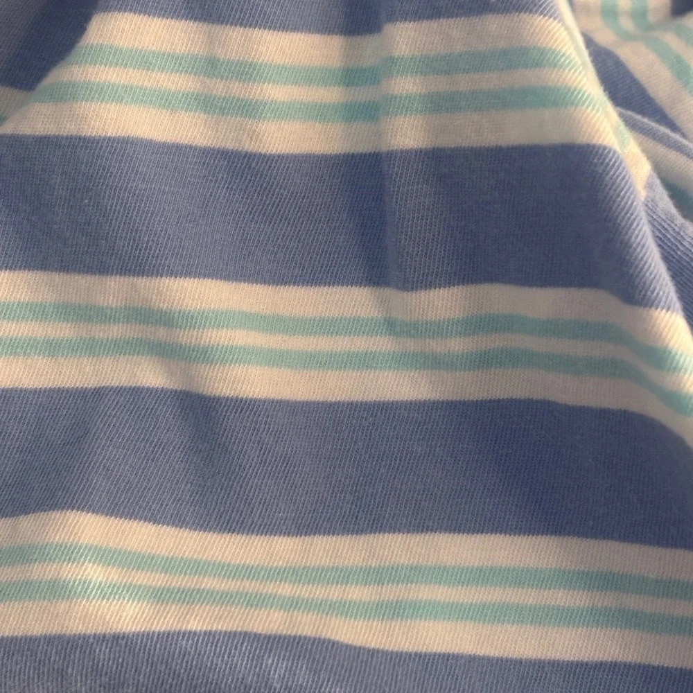 Gymboree Blue and White Striped Cotton Maxi